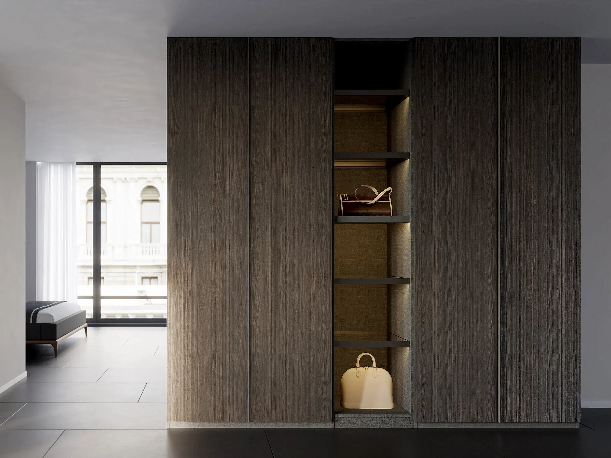 Ferma Wood Closet